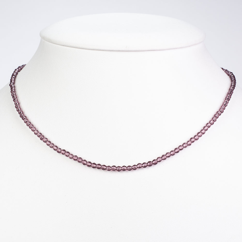 Schmuckgarnitur aus aus goldplattierter Legierung mit Amethyst 3 