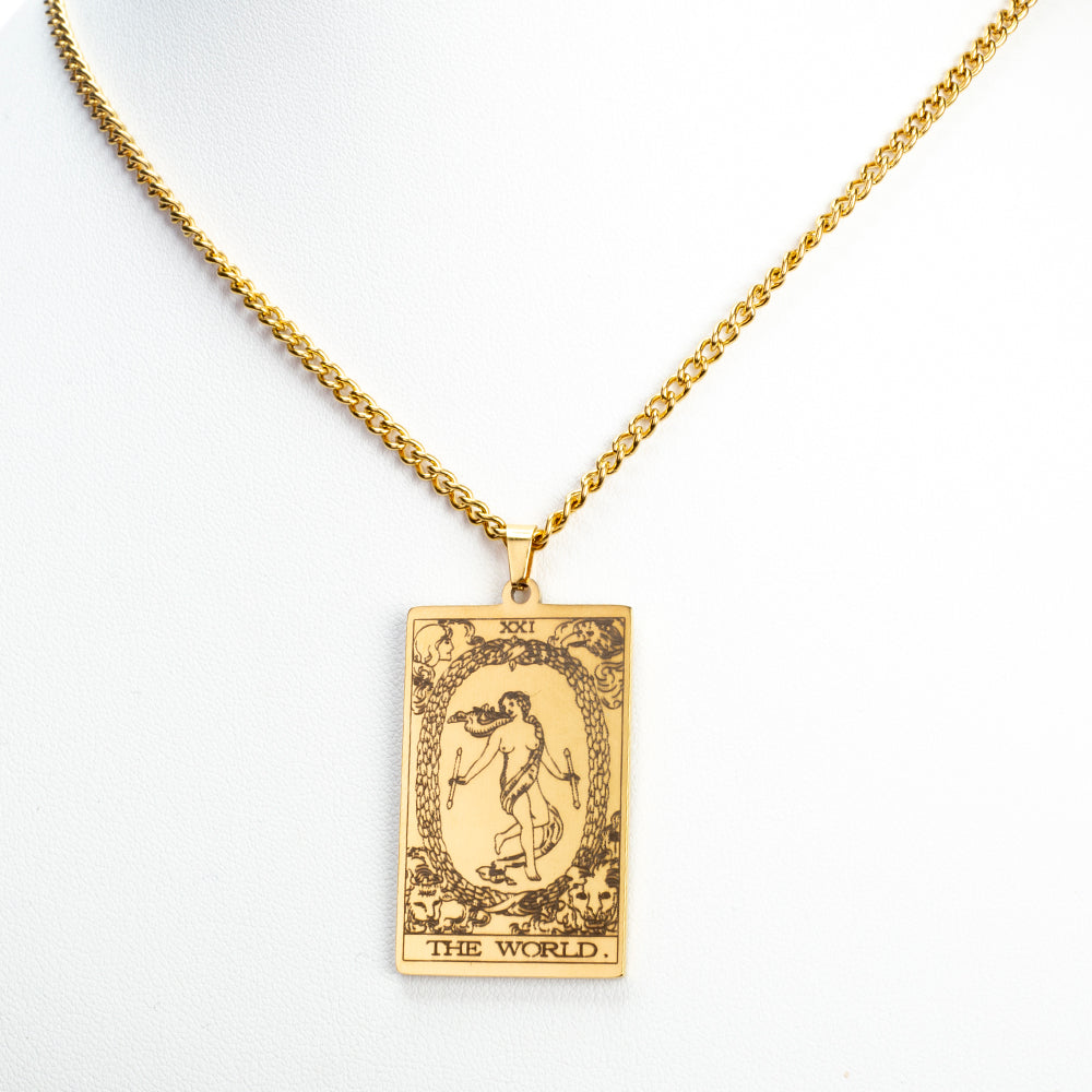 Halskette aus goldplattierter Legierung 2 
