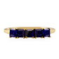 Goldring mit Thai Saphir