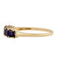 Goldring mit Thai Saphir