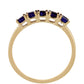 Goldring mit Thai Saphir