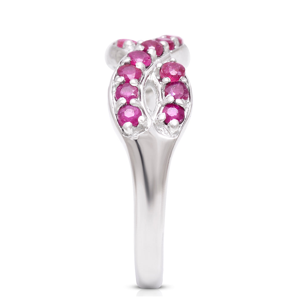 Silberring mit Rubin aus Madagaskar 4 