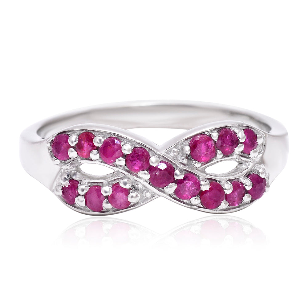 Silberring mit Rubin aus Madagaskar 1 