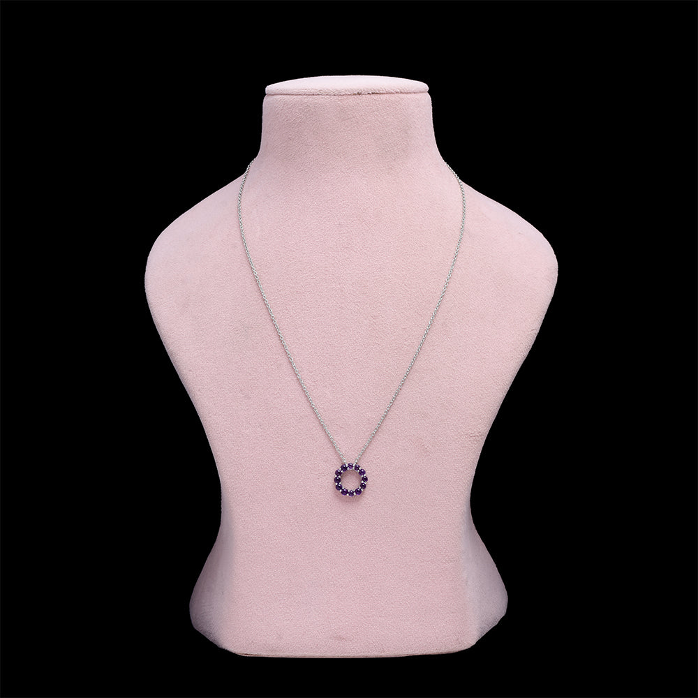 Silberanhänger mit marokkanischem Amethyst