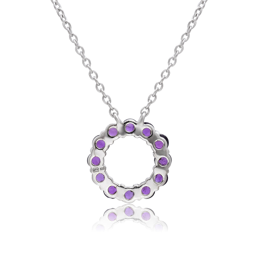 Silberanhänger mit marokkanischem Amethyst