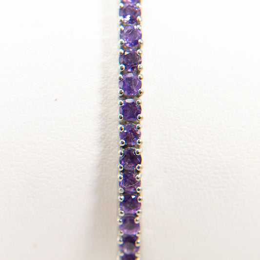 Silberarmband mit marokkanischem Amethyst