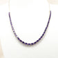 Silberhalskette mit marokkanischem Amethyst