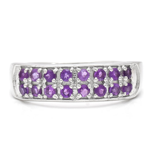 Silberring mit marokkanischem Amethyst