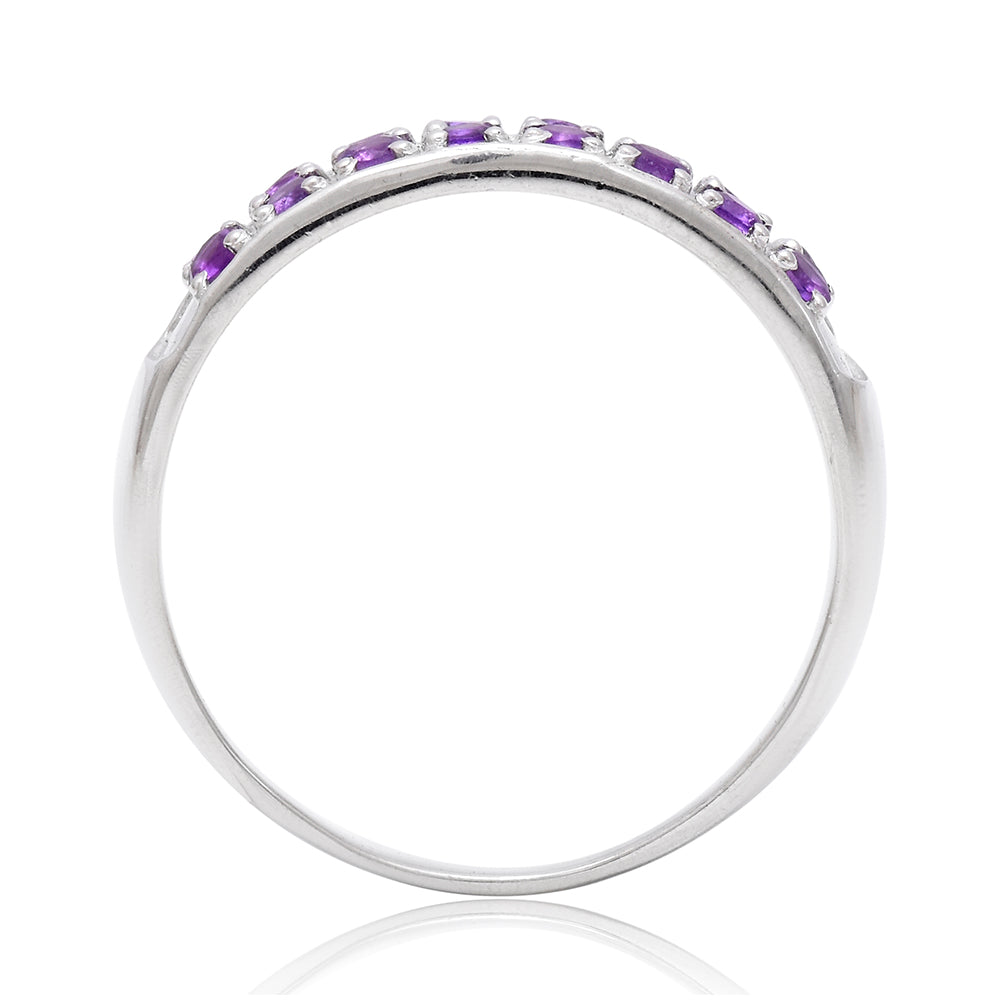 Silberring mit marokkanischem Amethyst 4 