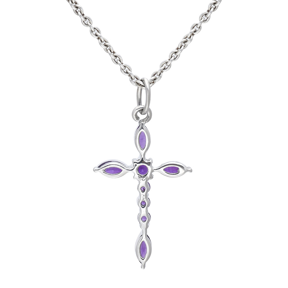 Silberanhänger mit marokkanischem Amethyst 3 