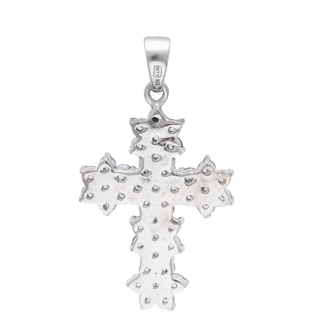 Silberanhänger mit Tansanit - Klasse AAA 4 