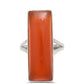 Silberring mit rotem Achat