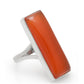 Silberring mit rotem Achat