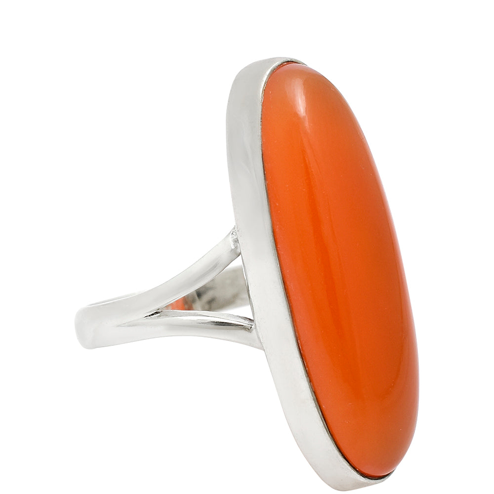 Silberring mit rotem Achat 3 
