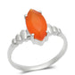 Silberring mit rotem Achat