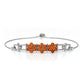 Silberarmband mit rotem Achat