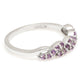 Silberring mit brasilianischem Amethyst