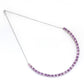 Silberarmband mit brasilianischem Amethyst