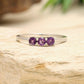 Silberring mit brasilianischem Amethyst