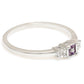 Silberring mit brasilianischem Amethyst und weißem Topas