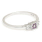 Silberring mit brasilianischem Amethyst und weißem Topas