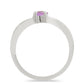 Silberring mit brasilianischem Amethyst