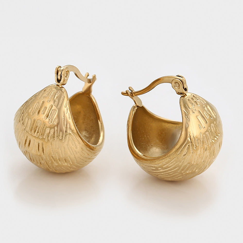 Ohrringe aus goldplattierter Legierung