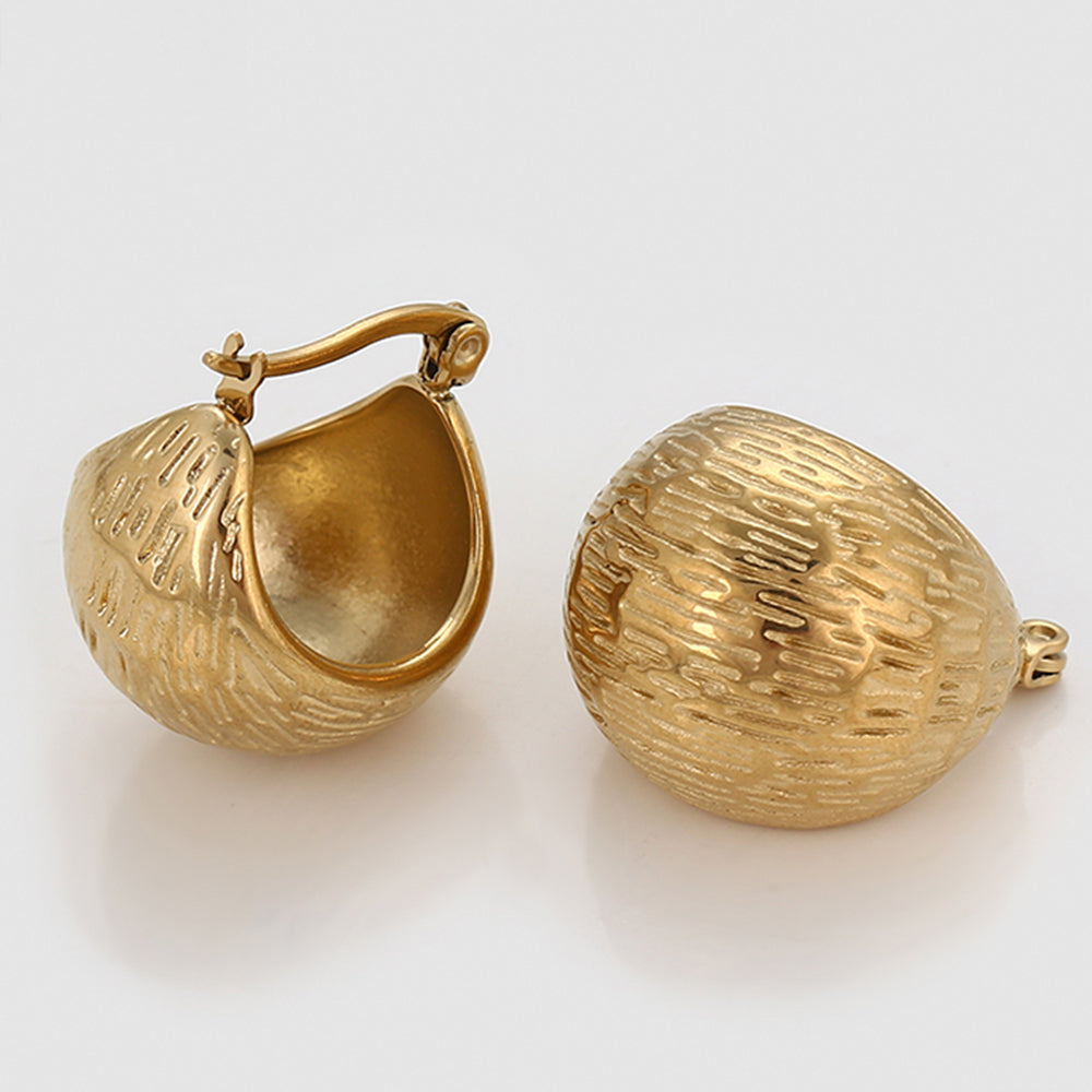 Ohrringe aus goldplattierter Legierung