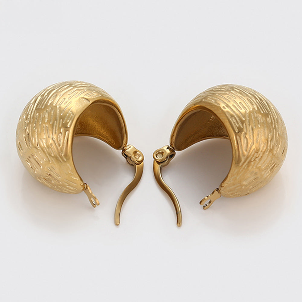 Ohrringe aus goldplattierter Legierung