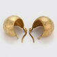 Ohrringe aus goldplattierter Legierung