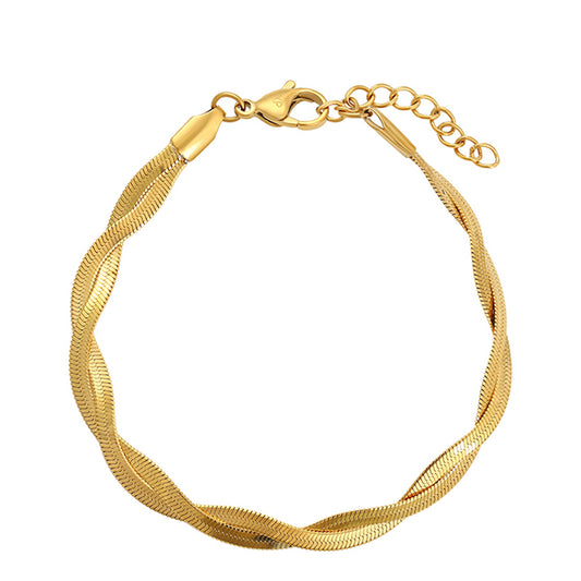 Armband aus goldplattiertesr Legierung