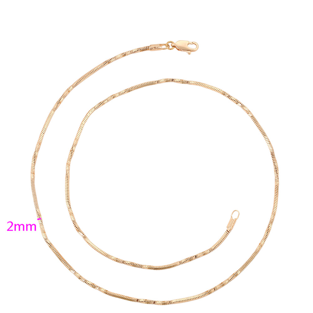 Halskette aus goldplattierter Legierung 3 