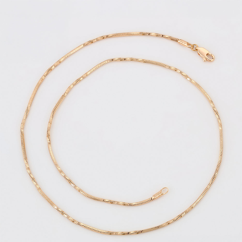 Halskette aus goldplattierter Legierung 4 