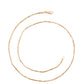 Halskette aus goldplattierter Legierung