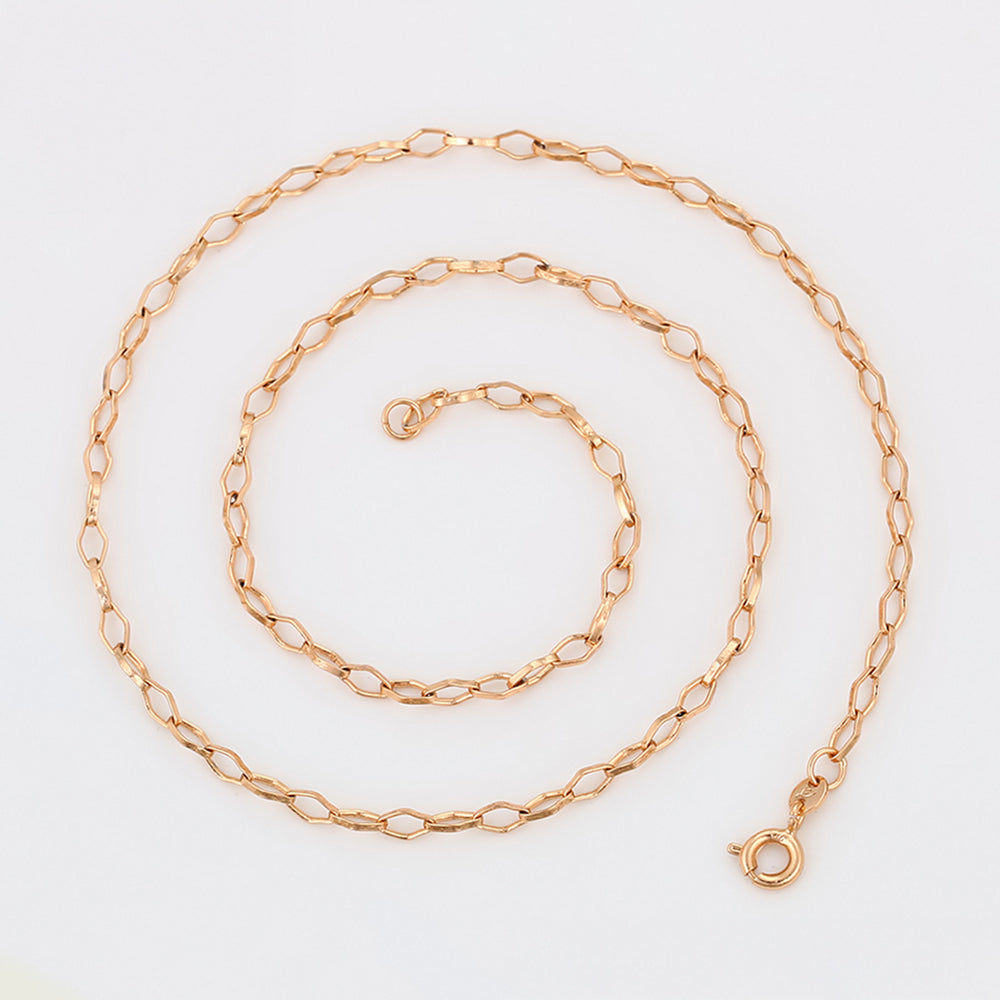 Halskette aus goldplattierter Legierung 4 