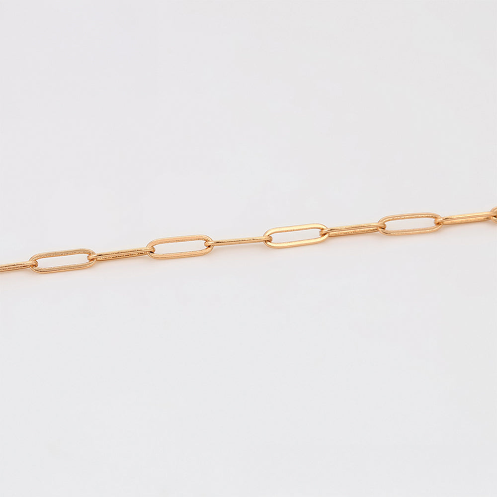 Halskette aus goldplattierter Legierung