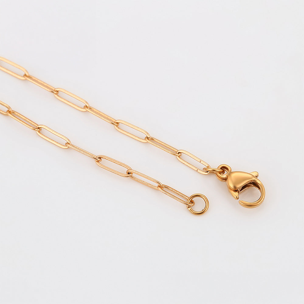 Halskette aus goldplattierter Legierung