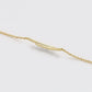Armband aus goldplattiertesr Legierung mit Glasperle und weißem Emporia® Kristall