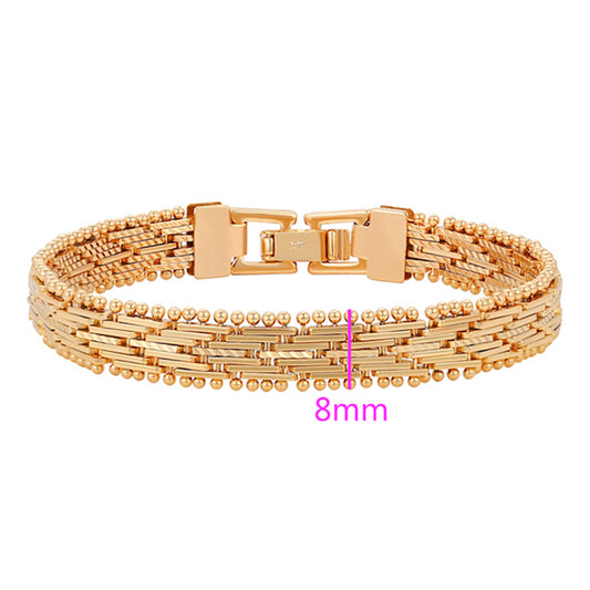 Armband aus goldplattiertesr Legierung