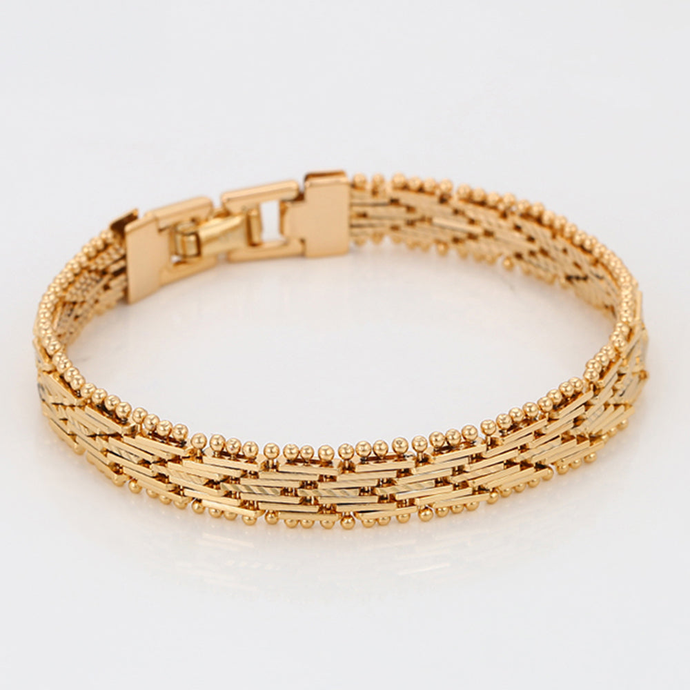 Armband aus goldplattiertesr Legierung 6 