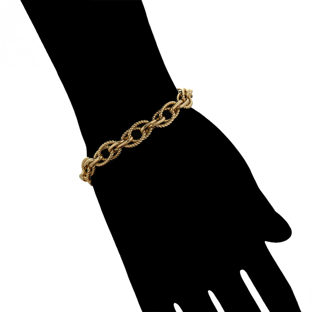 Armband aus goldplattiertesr Legierung