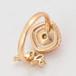 Ring aus goldplattierterr Legierung mit rotem Emporia®-Kristall und weißem Emporia® Kristall