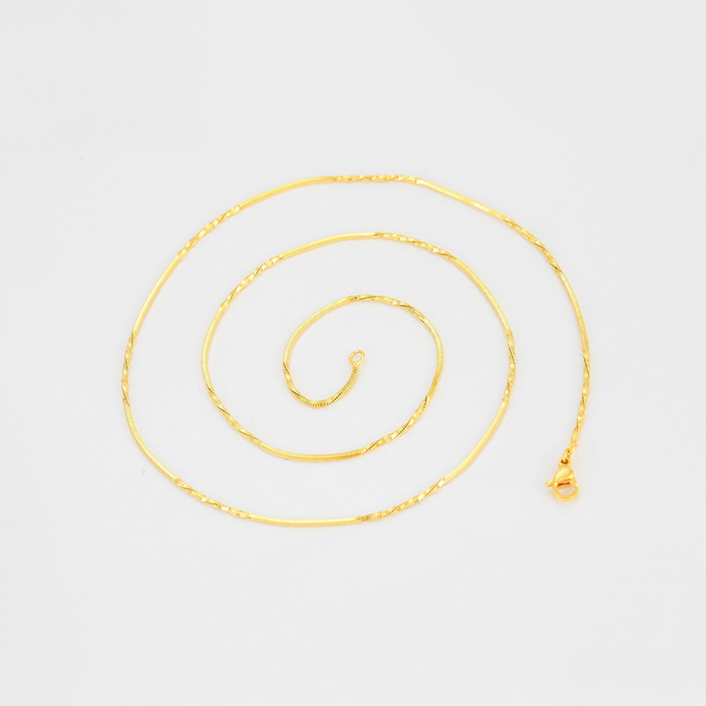 Halskette aus goldplattierter Legierung 3 