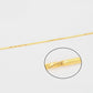 Halskette aus goldplattierter Legierung