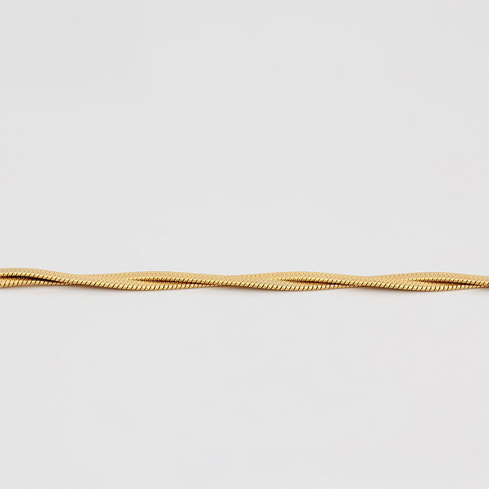 Halskette aus goldplattierter Legierung 6 