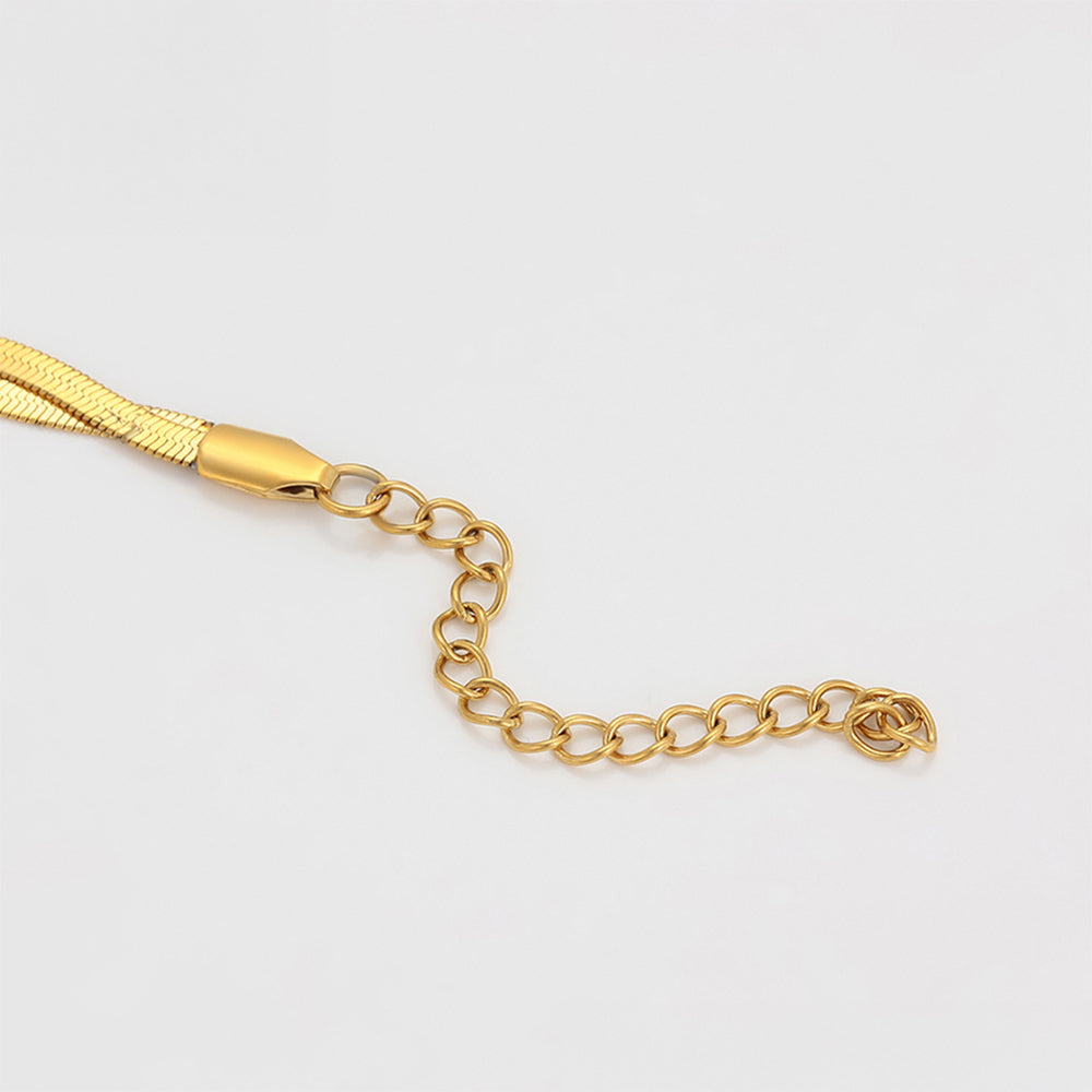 Halskette aus goldplattierter Legierung