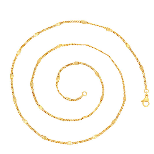 Halskette aus goldplattierter Legierung
