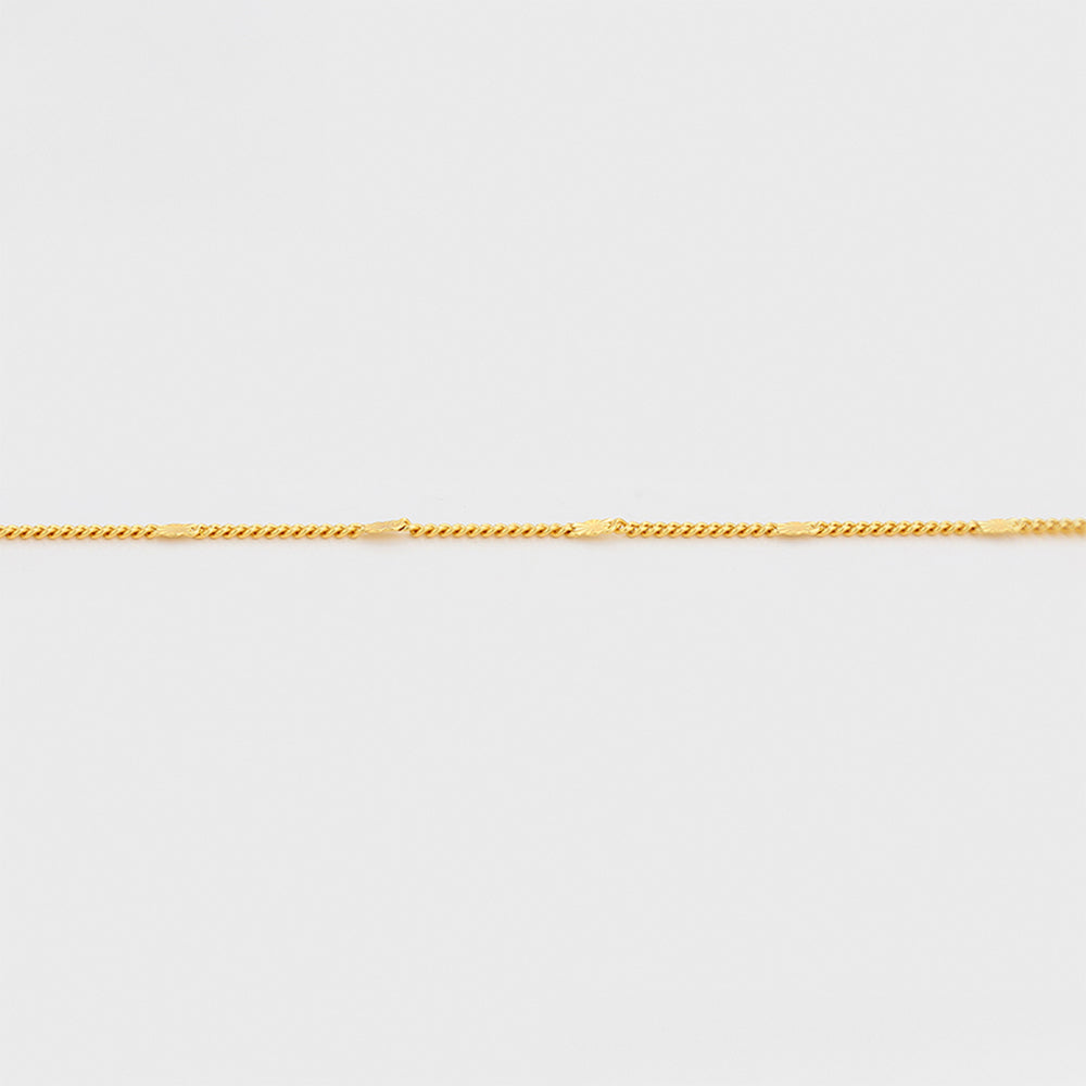 Halskette aus goldplattierter Legierung 4 