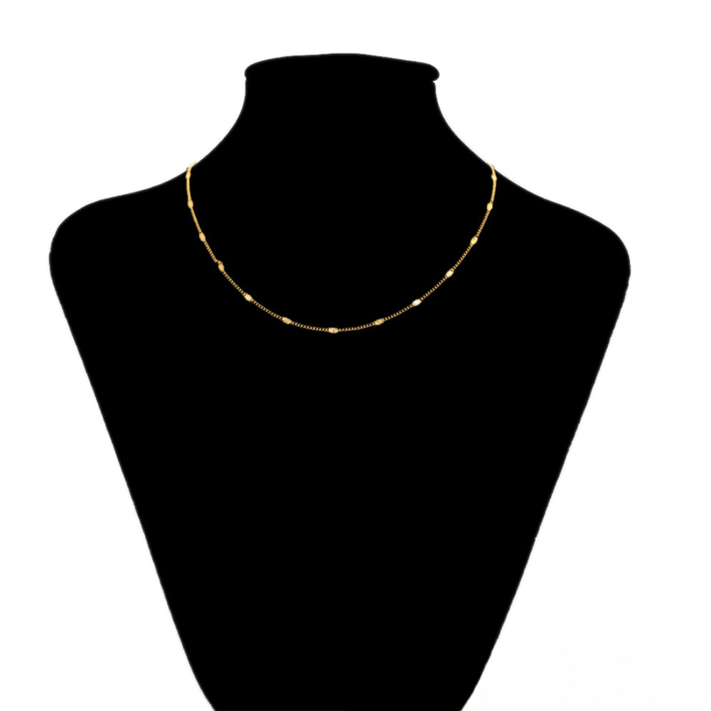 Halskette aus goldplattierter Legierung 6 