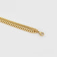 Halskette aus goldplattierter Legierung mit rotem Emporia®-Kristall und grünem Emporia® Kristall